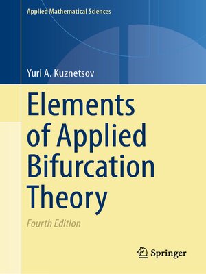 cover image of Elements of Applied Bifurcation Theory